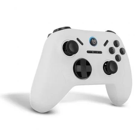 Krom Kadoer Gamepad Inalámbrico Bluetooth 5.0 Blanco - Compatible PC, Switch, Android e iOS